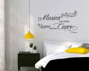 Adesivo murale-Antonio Cuomo-Il suono del tuo cuore