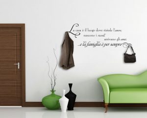 Appendiabiti design-la casa è il luogo...