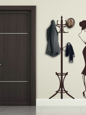 Adesivo murale appendiabiti "RETRO' HANGER" - Appendiabiti design