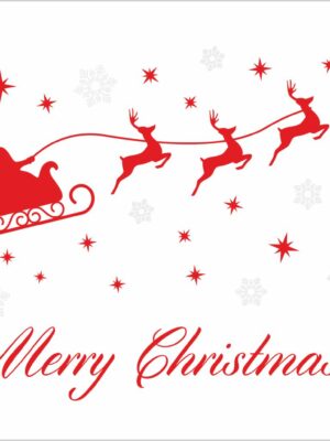 Babbo Natale con slitta