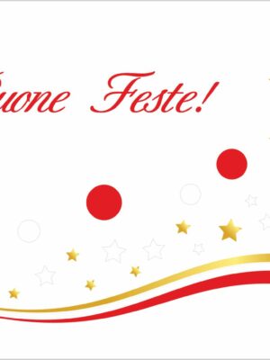 Buone Feste con stelle