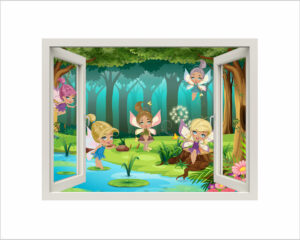 Fatine nel bosco incantato