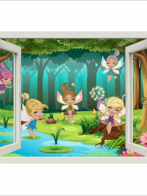 Fatine nel bosco incantato