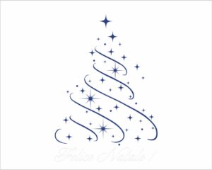 Felice Natale con stelline