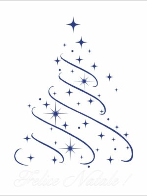 Felice Natale con stelline