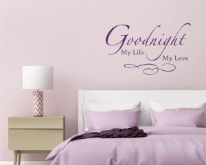 Adesivo murale-goodnight my life