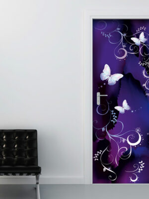 Decoro porta "DELICATE FARFALLE CON DECORI"