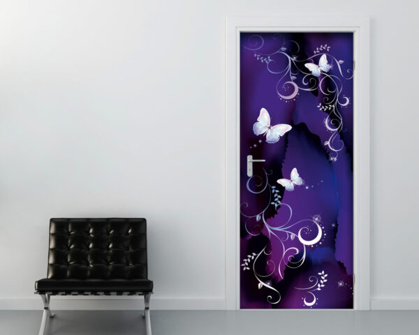 Decoro porta "DELICATE FARFALLE CON DECORI"