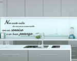 Adesivo da parete cucina "NON ESISTE NULLA CHE..."