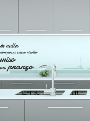 Adesivo da parete cucina "NON ESISTE NULLA CHE..."