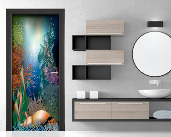 Decoro porta mare "VARIOPINTI CORALLI"