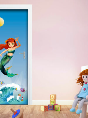 Decoro porta bimbi "UNA GRAZIOSA SIRENETTA"