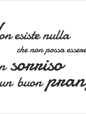 Non esiste nulla che..-adesivo murale