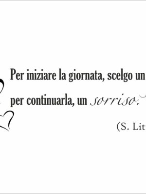Per iniziare la giornata…-adesivo murale