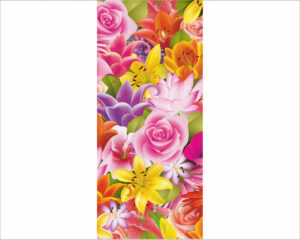 Tra fiori colorati-adesivo per porte