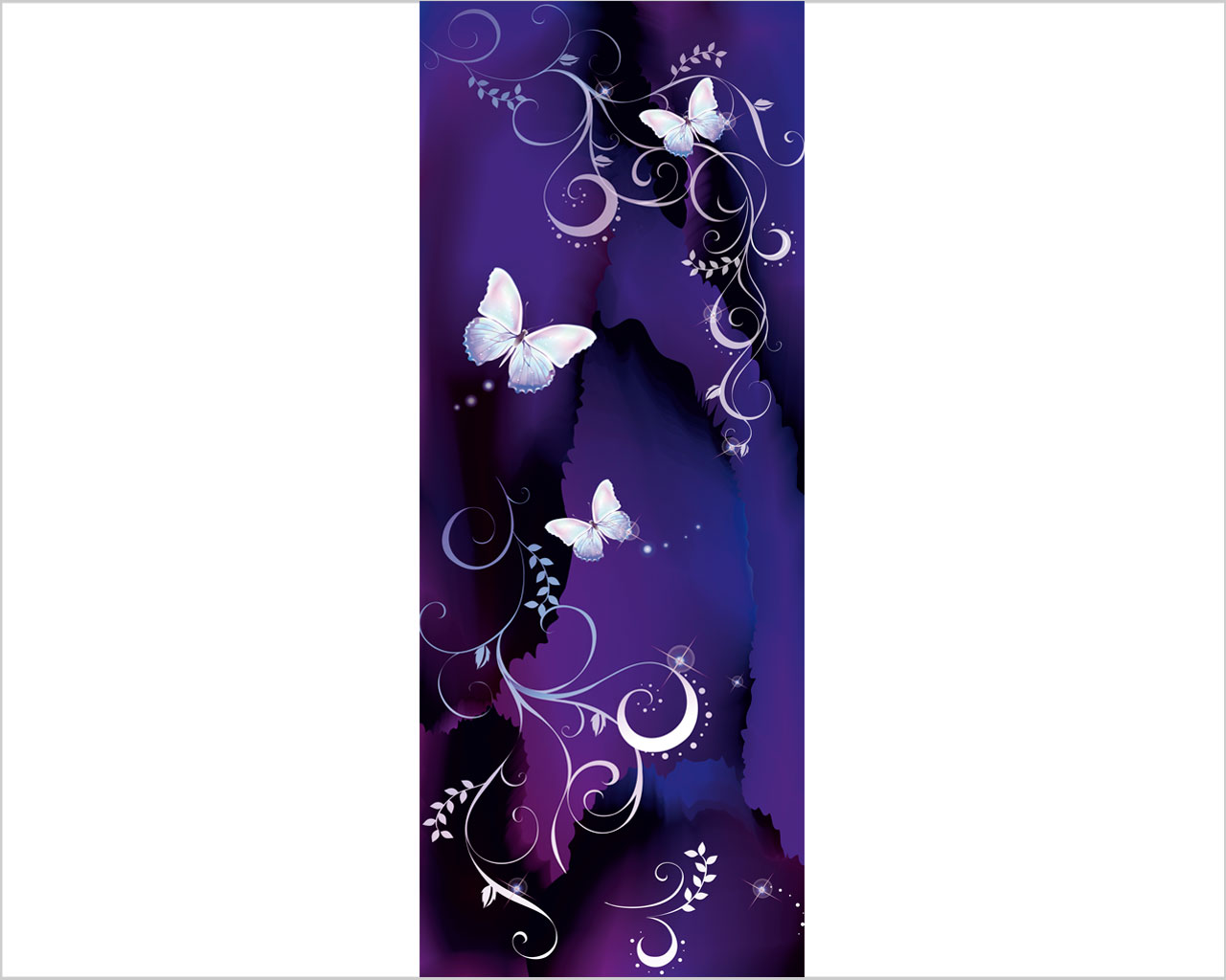 Decoro porta "DELICATE FARFALLE CON DECORI"