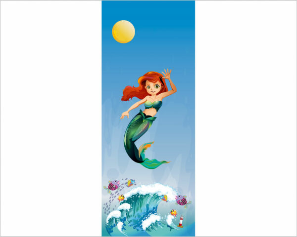 Decoro porta bimbi "UNA GRAZIOSA SIRENETTA"
