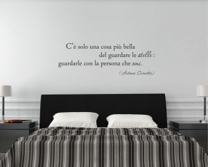 Adesivo murale-c'è solo una cosa..