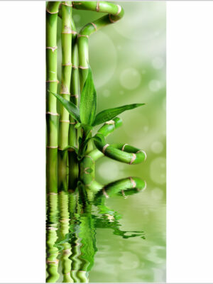Rami di bamboo-adesivo per porte