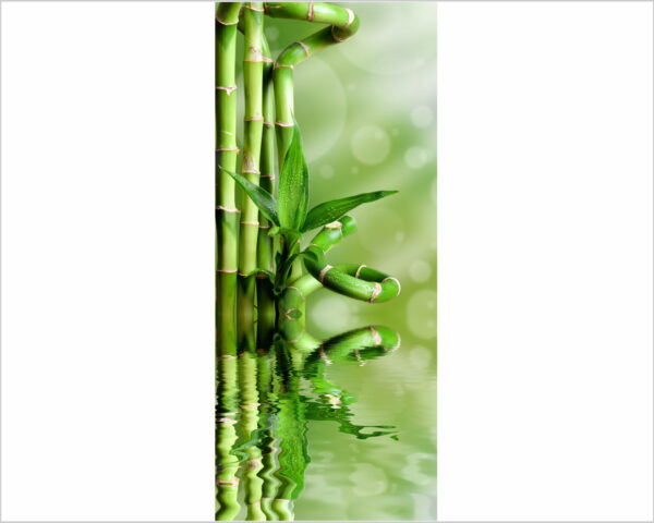 Decoro porta benessere "RAMI DI BAMBOO"