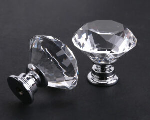 POMELLO GIOIELLO IN CRISTALLO DIAM. 30MM - Accessori appendiabiti