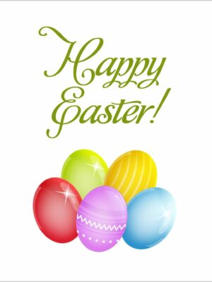 Uova di Pasqua-vetrofania