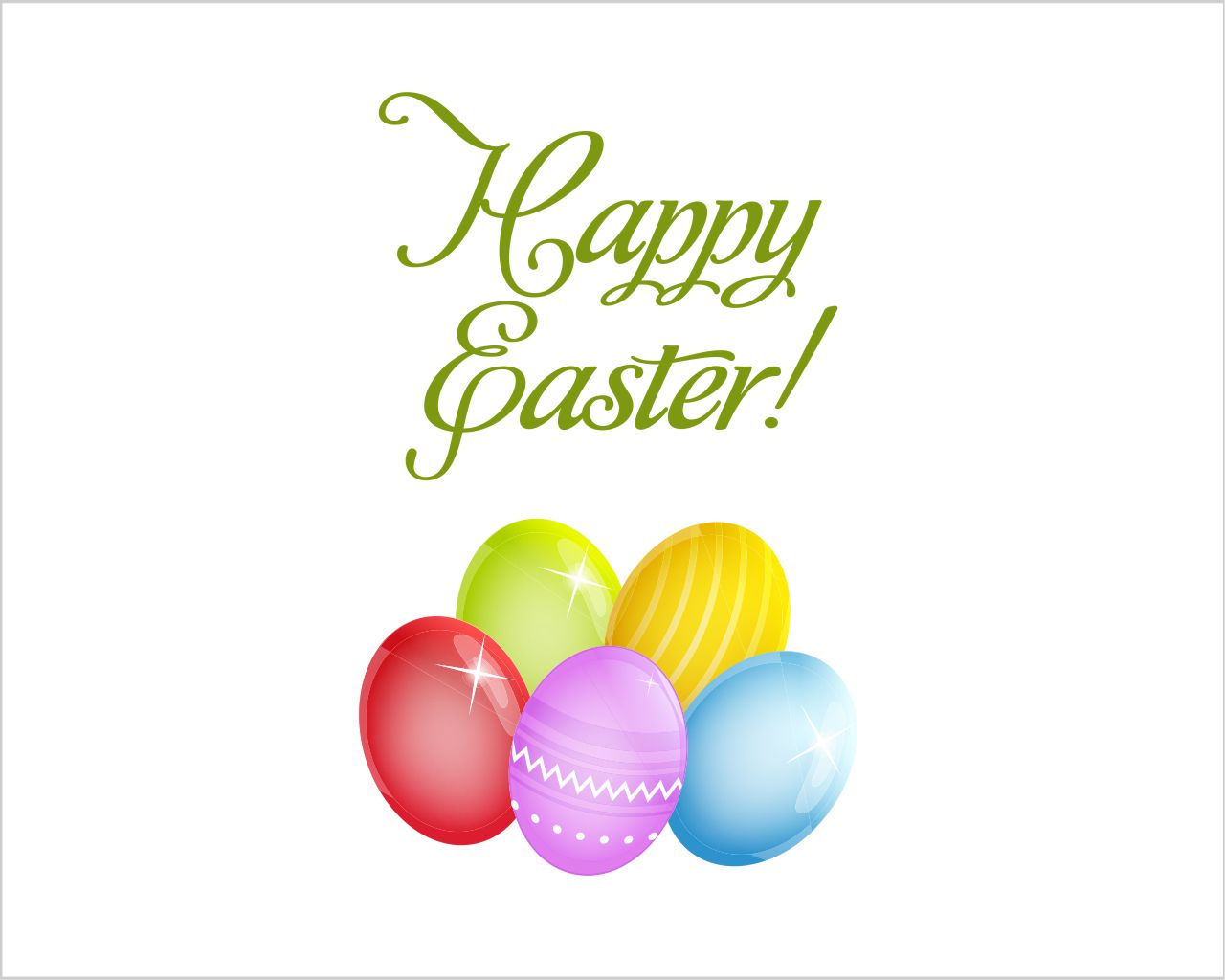 Adesivo per vetrine "UOVA DI PASQUA" - Vetrofania