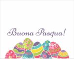 Adesivo per vetrine "COLORATE UOVA DI PASQUA" - Vetrofania