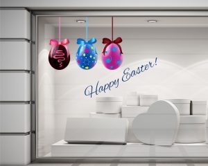 Vetrofania-Happy Easter!