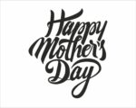Adesivo per vetrine "HAPPY MOTHER'S DAY" - Vetrofania