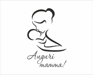 Auguri mamma!-vetrofania