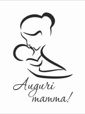 Auguri mamma!-vetrofania