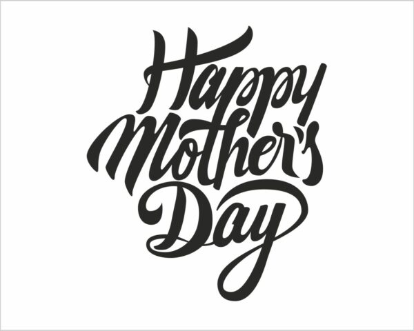 Adesivo per vetrine "HAPPY MOTHER'S DAY" - Vetrofania