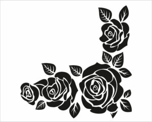 Piccolo decoro floreale-mini sticker murale