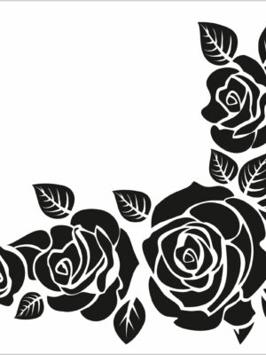 Piccolo decoro floreale-mini sticker murale