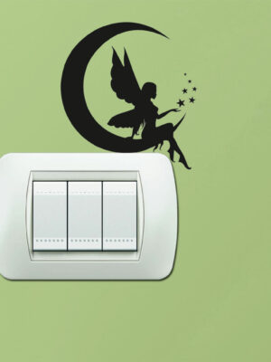 Adesivo per interruttori "ON THE MOON" - Mini sticker murale