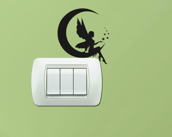 Adesivo per interruttori "ON THE MOON" - Mini sticker murale