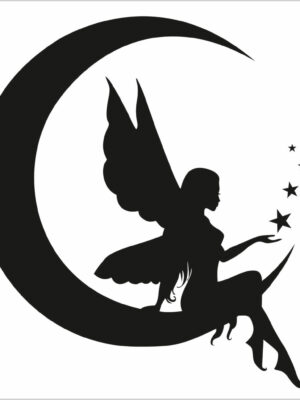 On the moon-mini sticker murale