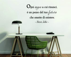 Adesivo murale-Steve Jobs-ogni sognoi