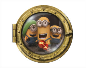 Minions movie-sticker oblò