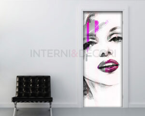 Decorazione porta Marilyn Monroe "UN'ICONA SENZA TEMPO"