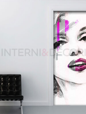 Decorazione porta Marilyn Monroe "UN'ICONA SENZA TEMPO"
