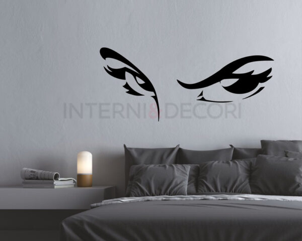 Adesivo da muro occhi donna "SGUARDO CHE STREGA"