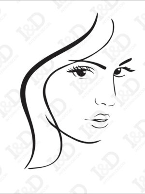 Graziosa bellezza-adesivo murale