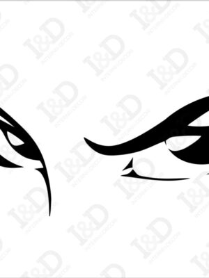 Occhi che stregano-adesivo murale