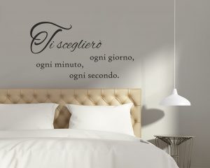 Adesivo murale-l'amore è scegliersi