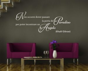 Adesivo murale-non occorre dover...