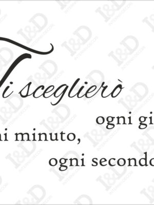 Adesivo da parete frase-ti sceglierò-adesivo murale