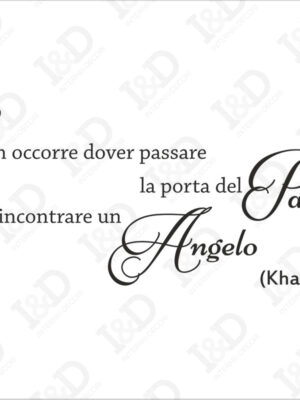 Non occorre dover…-adesivo murale