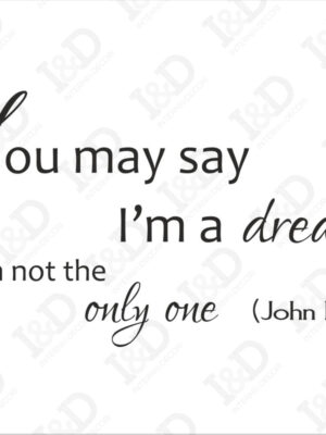 John Lennon – Imagine-adesivo murale